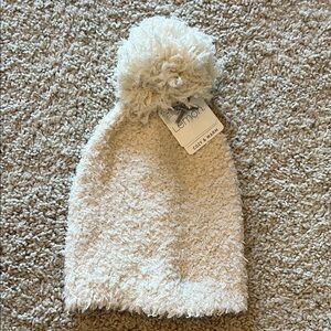 Lemon Soft Cream Pom-Pom Hat